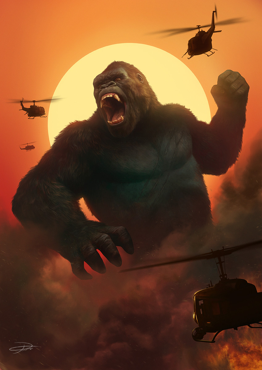 ArtStation - Kong: Skull Island illustration, yin yuming