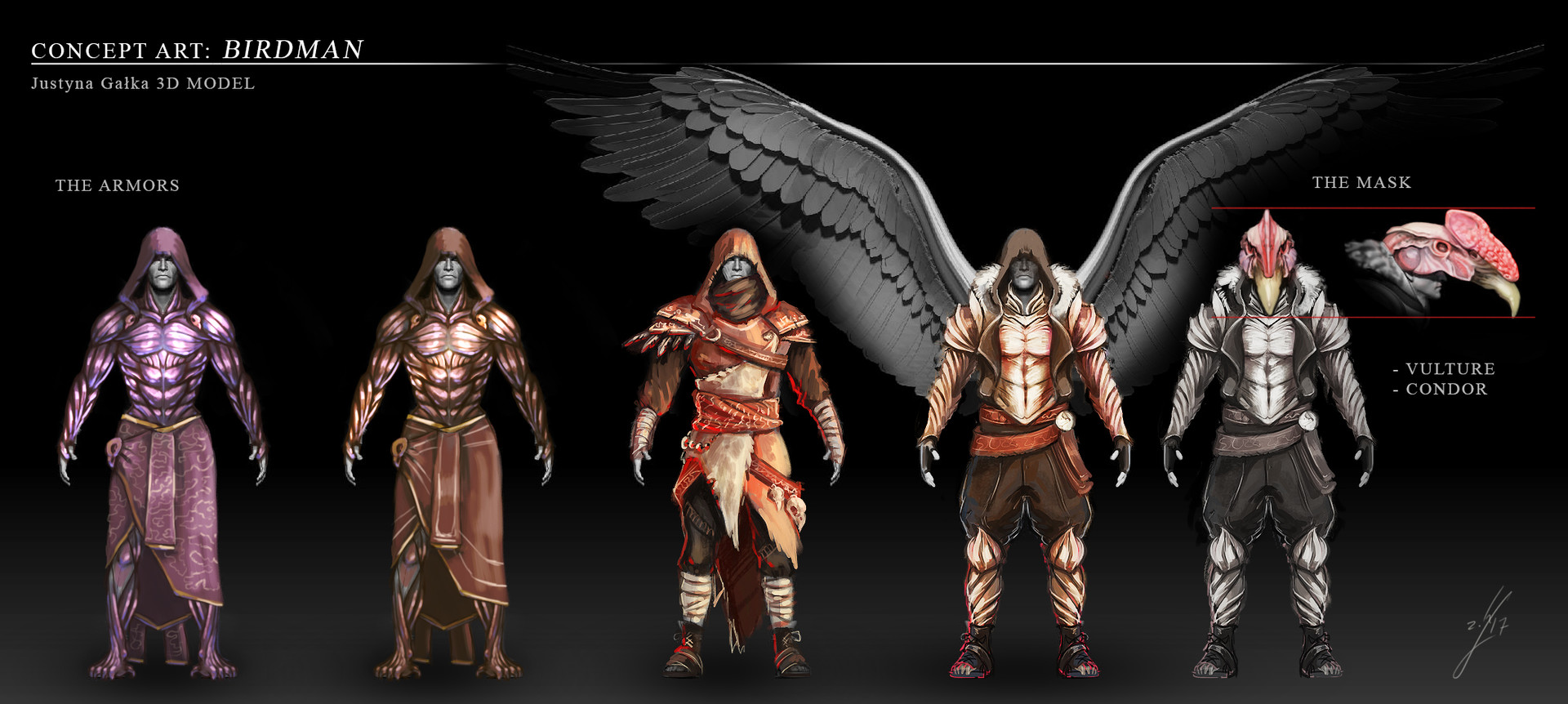 Artstation Concept Art Birdman Sonia Wisniewska