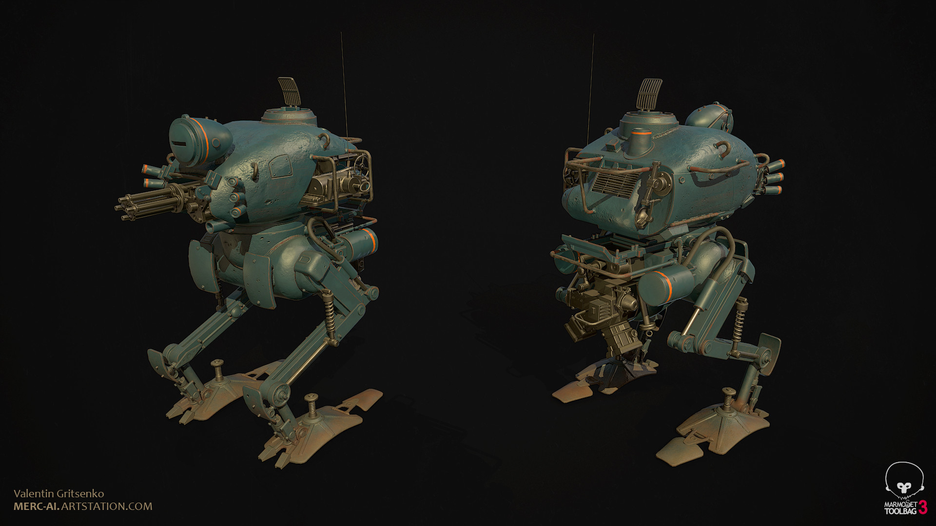 Artstation Maschinen Krieger Krote 2015 Valentin Gritsenko