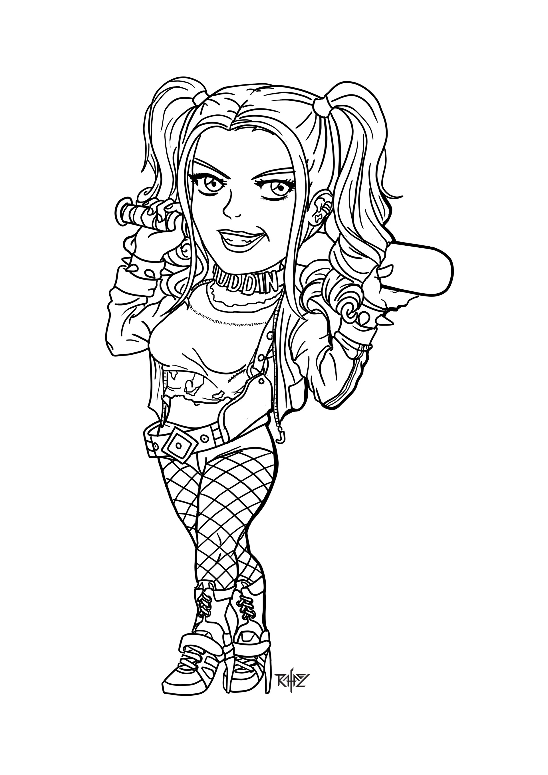 ArtStation - Harley Quinn CHIBI
