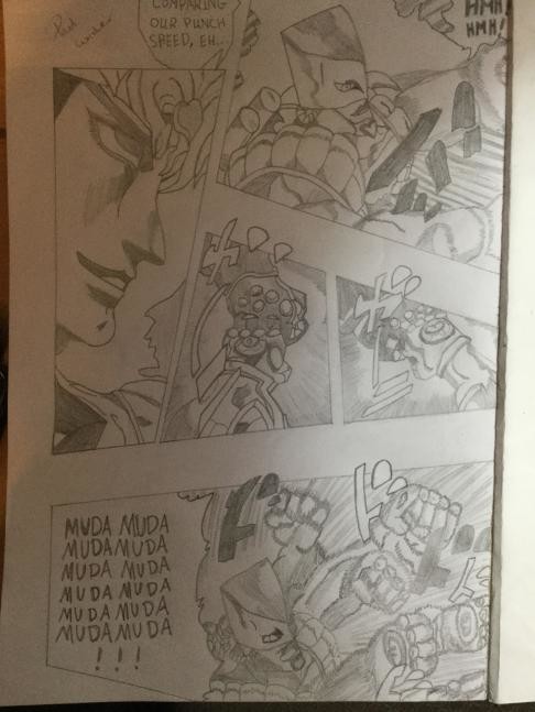 Artstation Jojo Bizarre Adventure Manga Page Paul Wilde