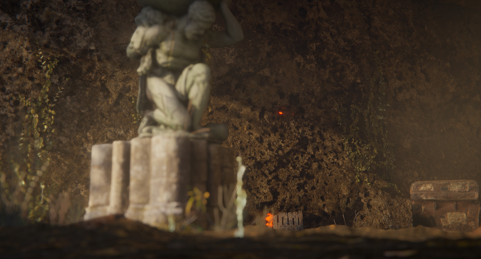 David will 3d scene from a dream