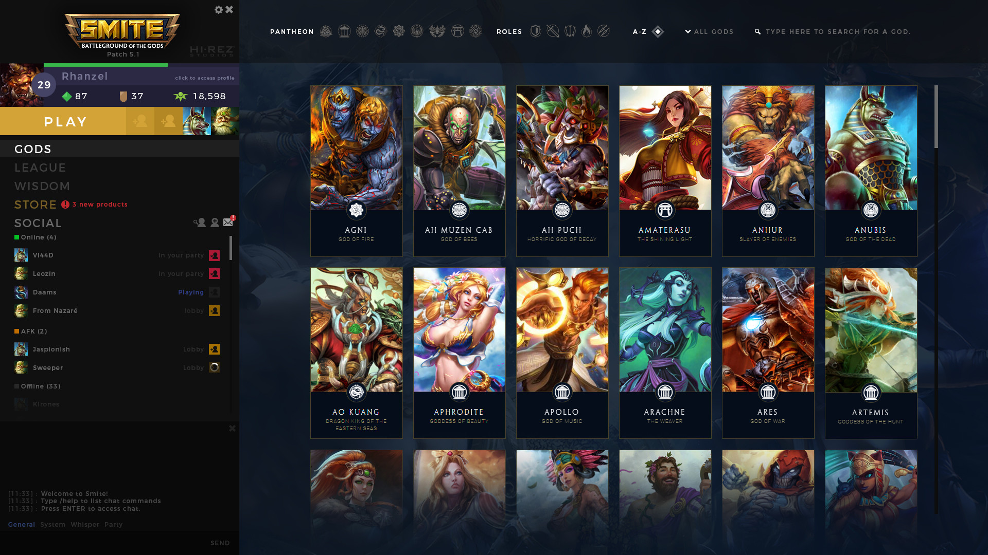Artstation Ui Revamp Concept Smite Nelson Neto