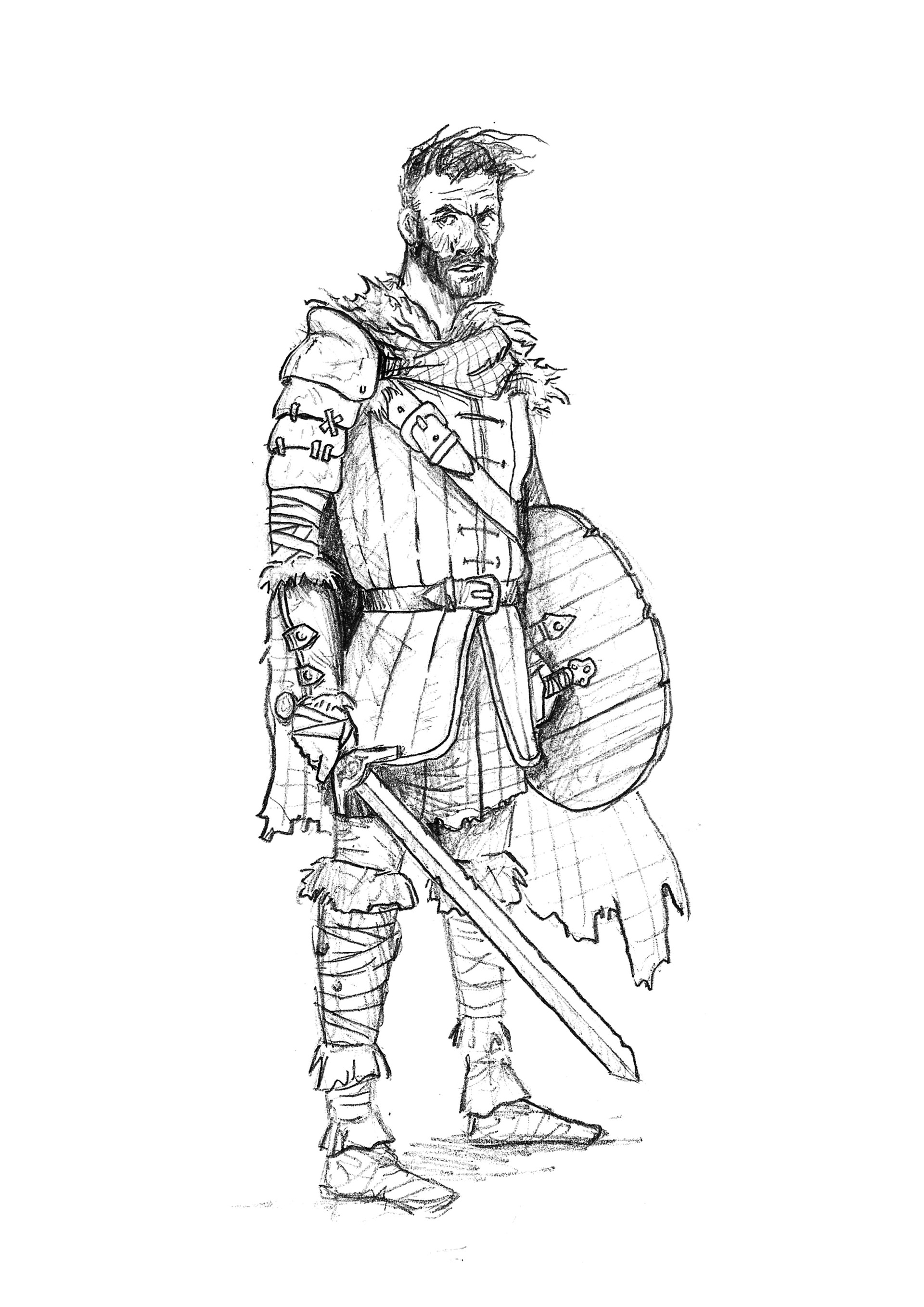 Artstation - Medieval Hero - Character Design