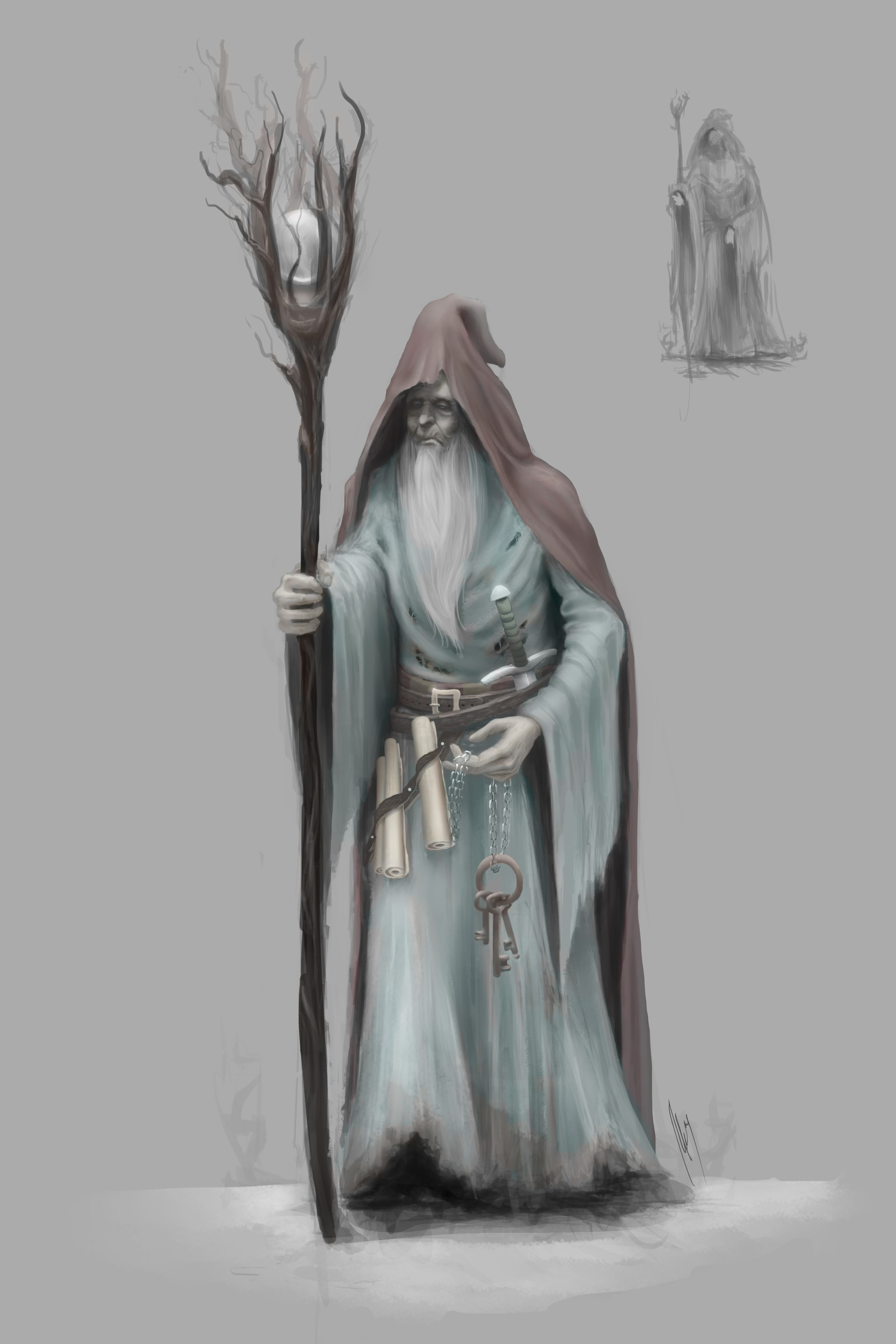 ArtStation - Character Concept - Old Wizard