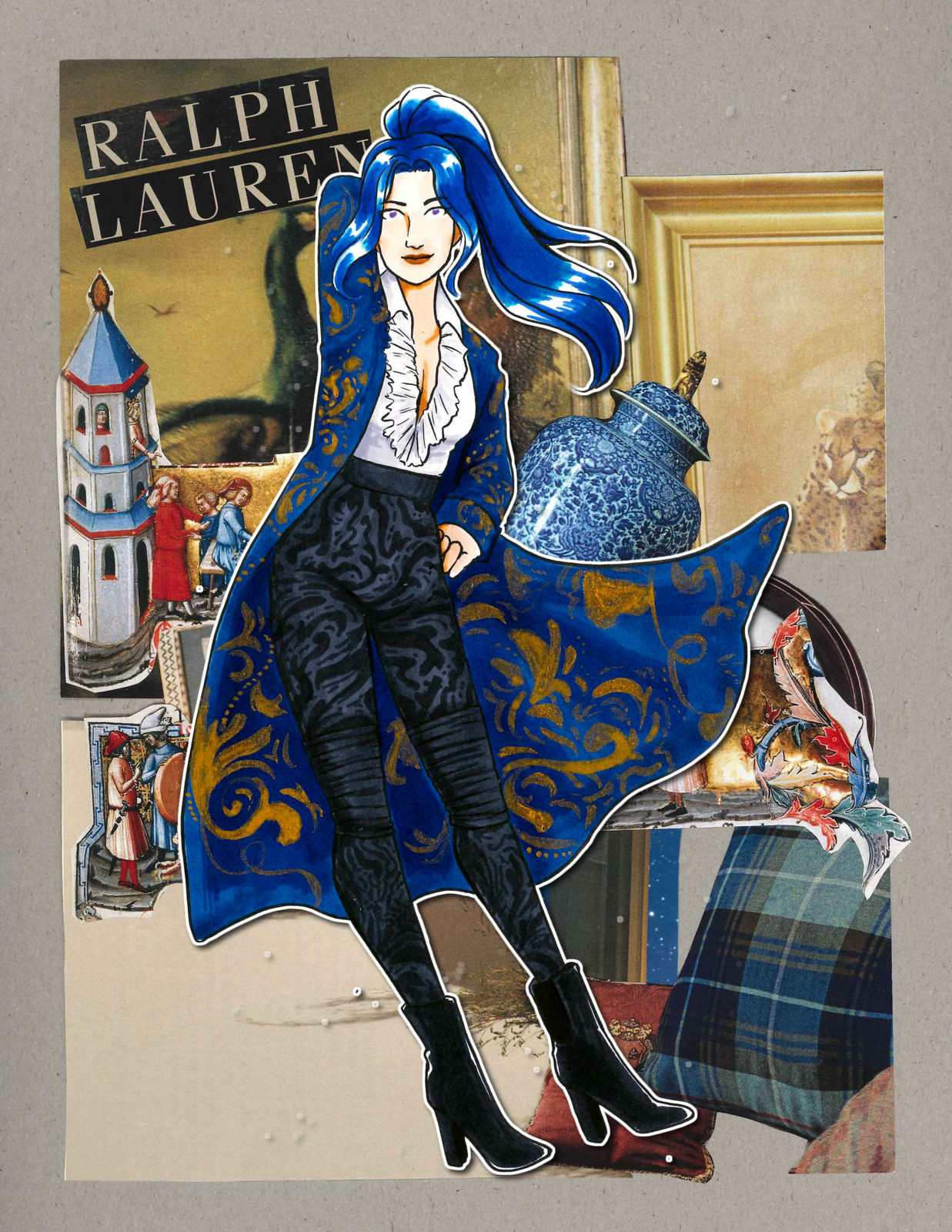 Kanan Matsuura in Ralph Lauren.