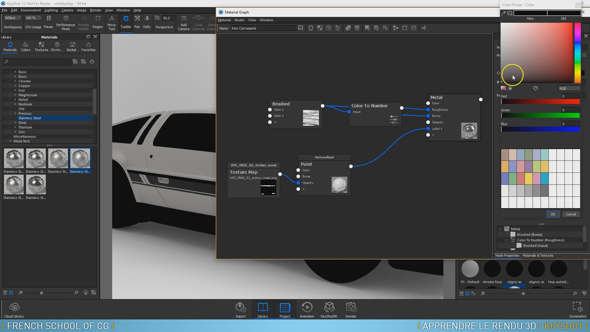 Artstation Keyshot 3d Training Course French School Of Cg