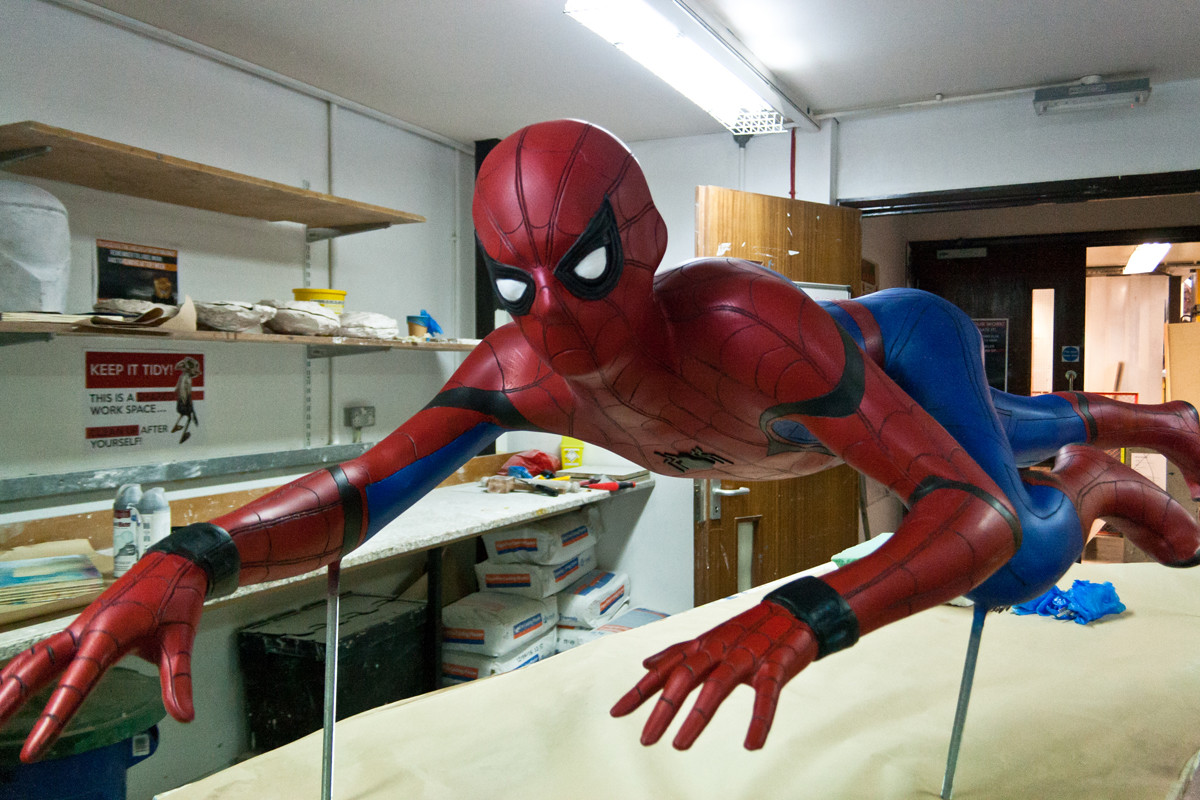 Artstation Lifesize Spiderman Model Sharon Huls