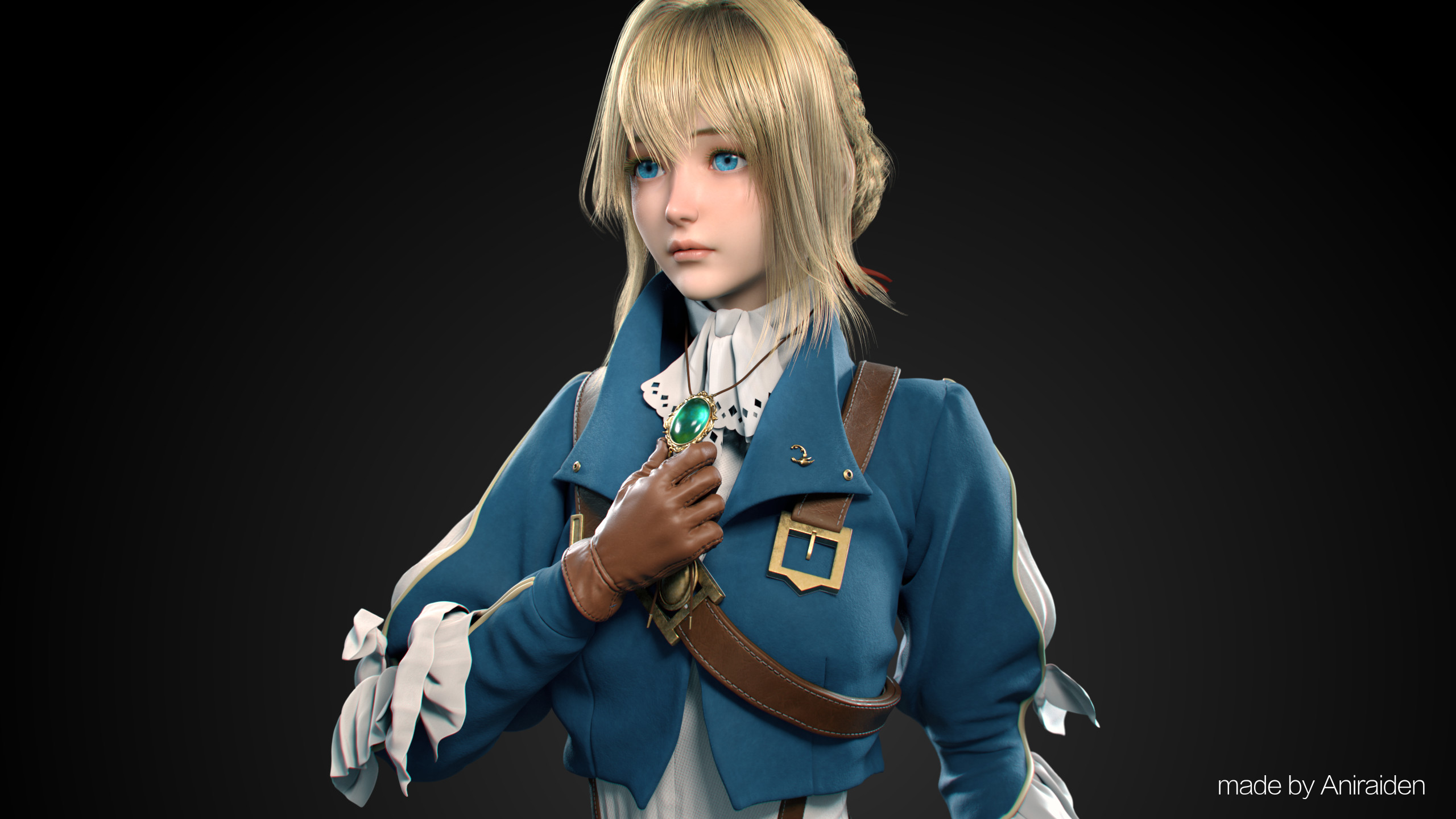 Aniraiden Wu Violet Evergarden fan art work