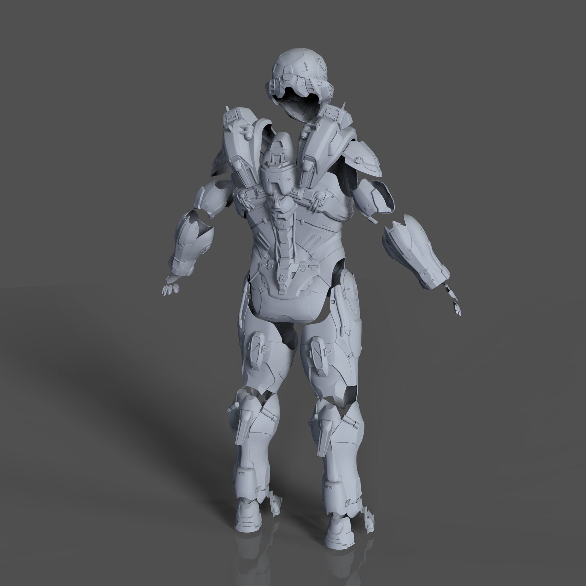 Artstation Cosplay Suit Halo Spartan Jameson Locke Wladimir