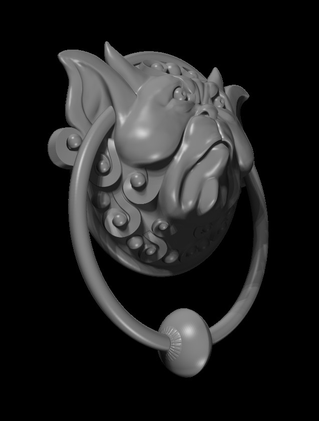 Artstation Left Door Knocker From Movie Labyrinth W I P