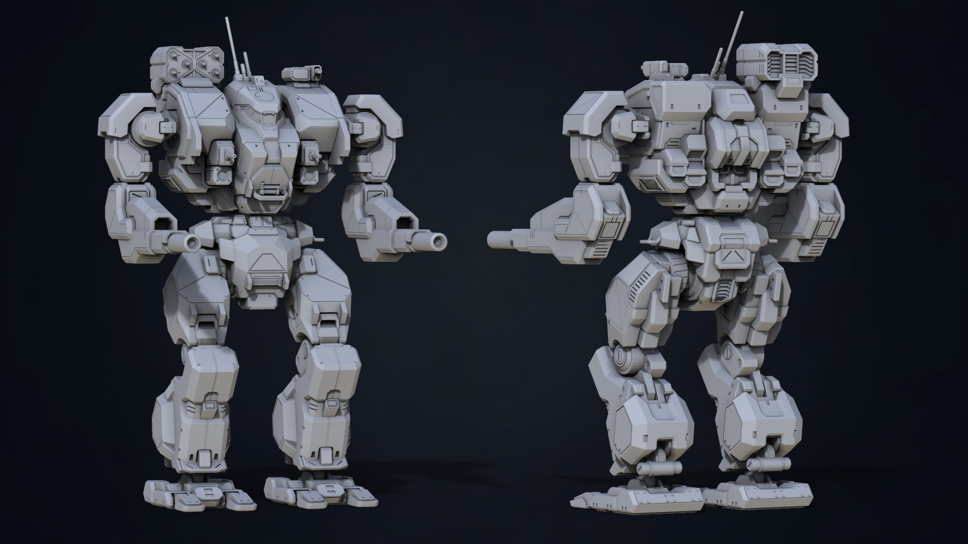 ArtStation - War Hummer Mech