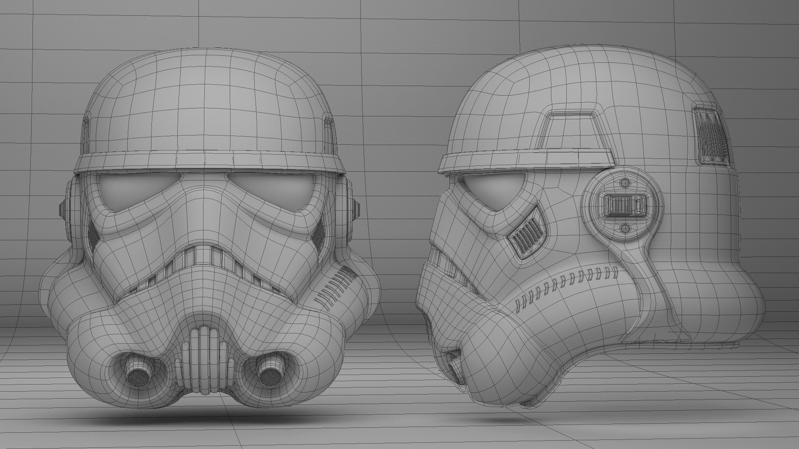 stormtrooper helmet 2d