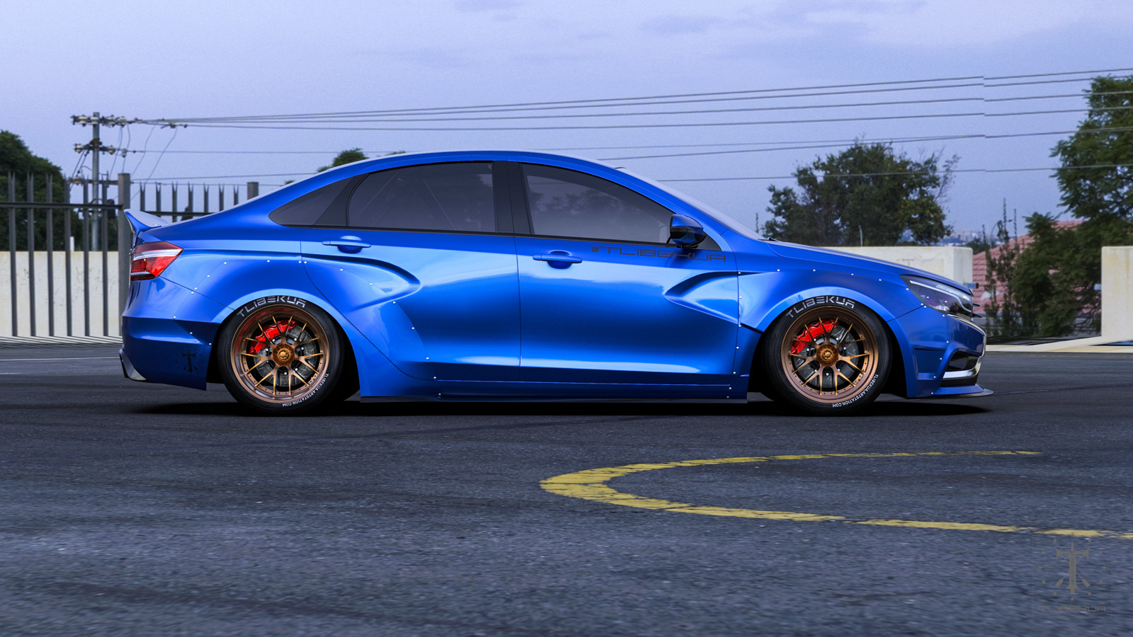 Lada Vesta Widebody Kit