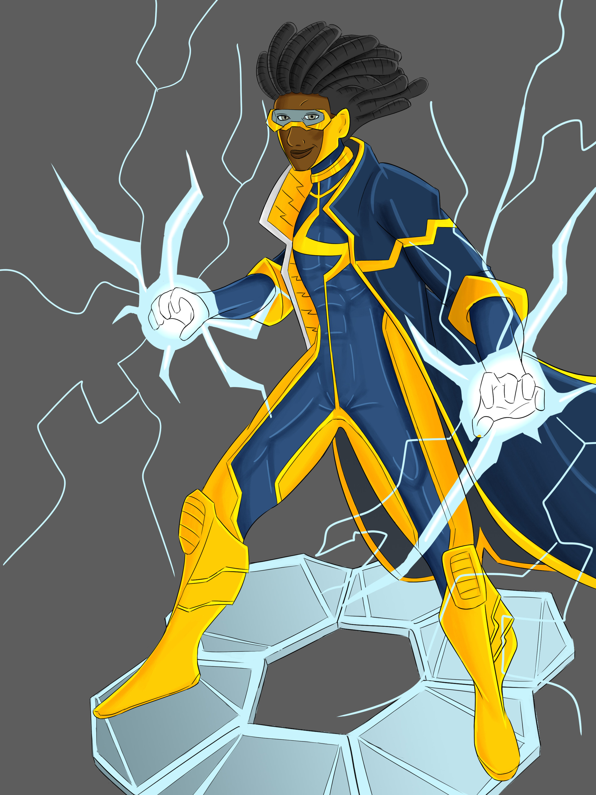Artstation Static Shock Speedpaint Black History De Juane Davis
