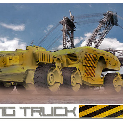 German impache 8x8 mining truck 1