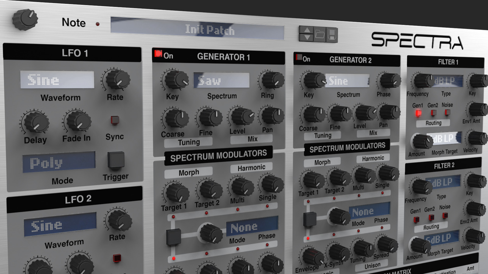 Spectra Software Synthesizer