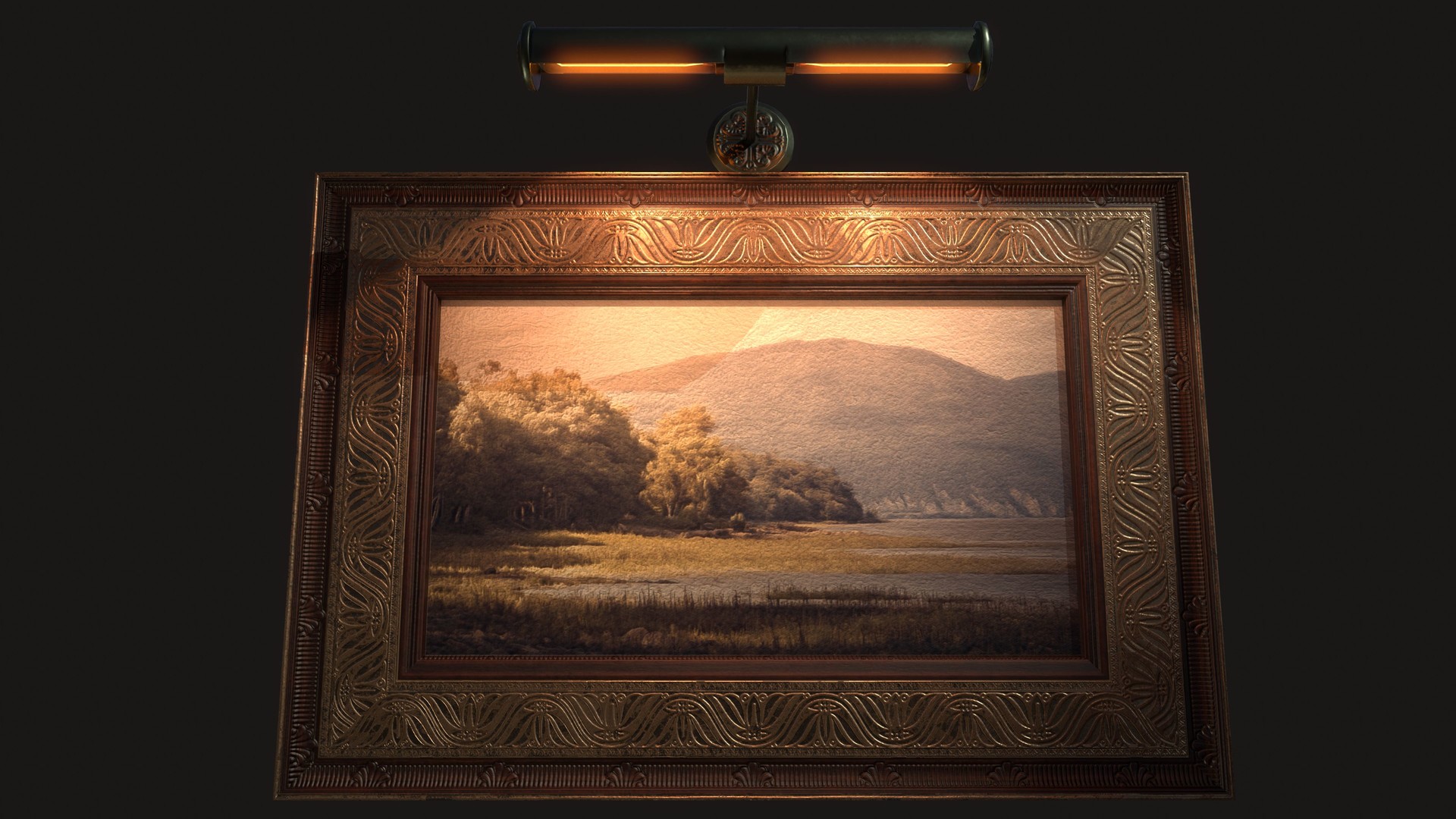 Painting online display light
