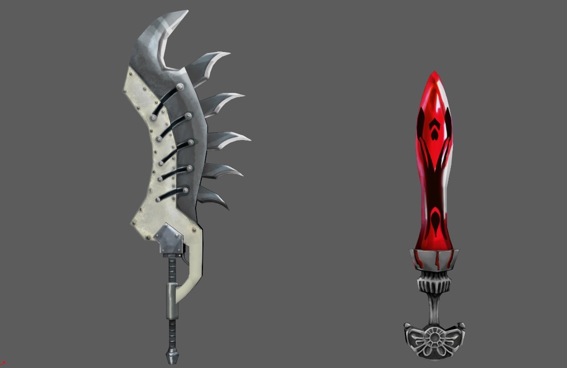 Artstation Monster Hunter Swords Daniel Cheng