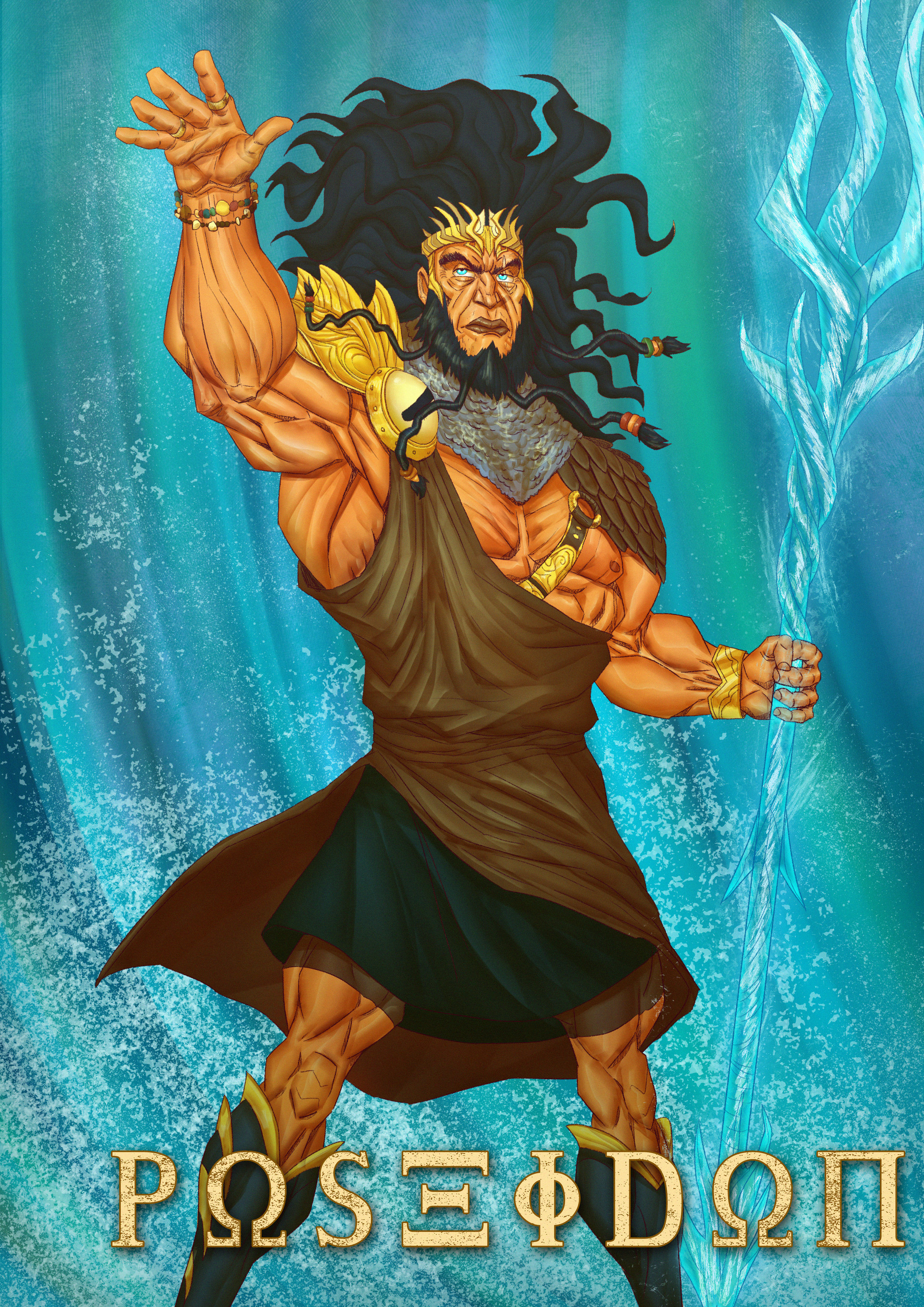 ArtStation - GODS - Greek God Poseidon
