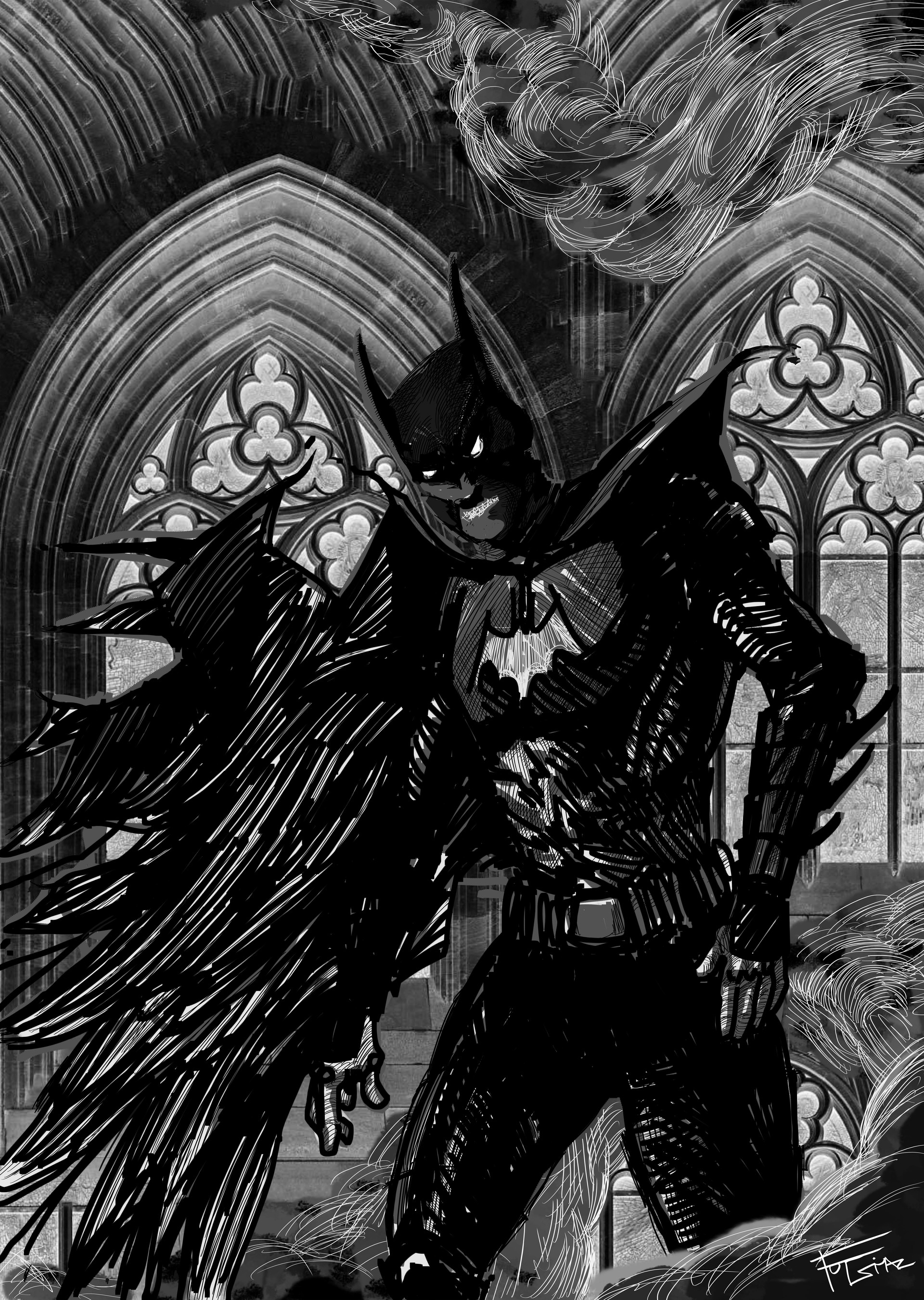 ArtStation - Gothic Batman