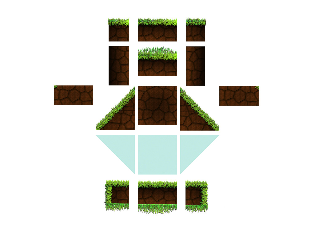 Forest level sprites (fixtures)