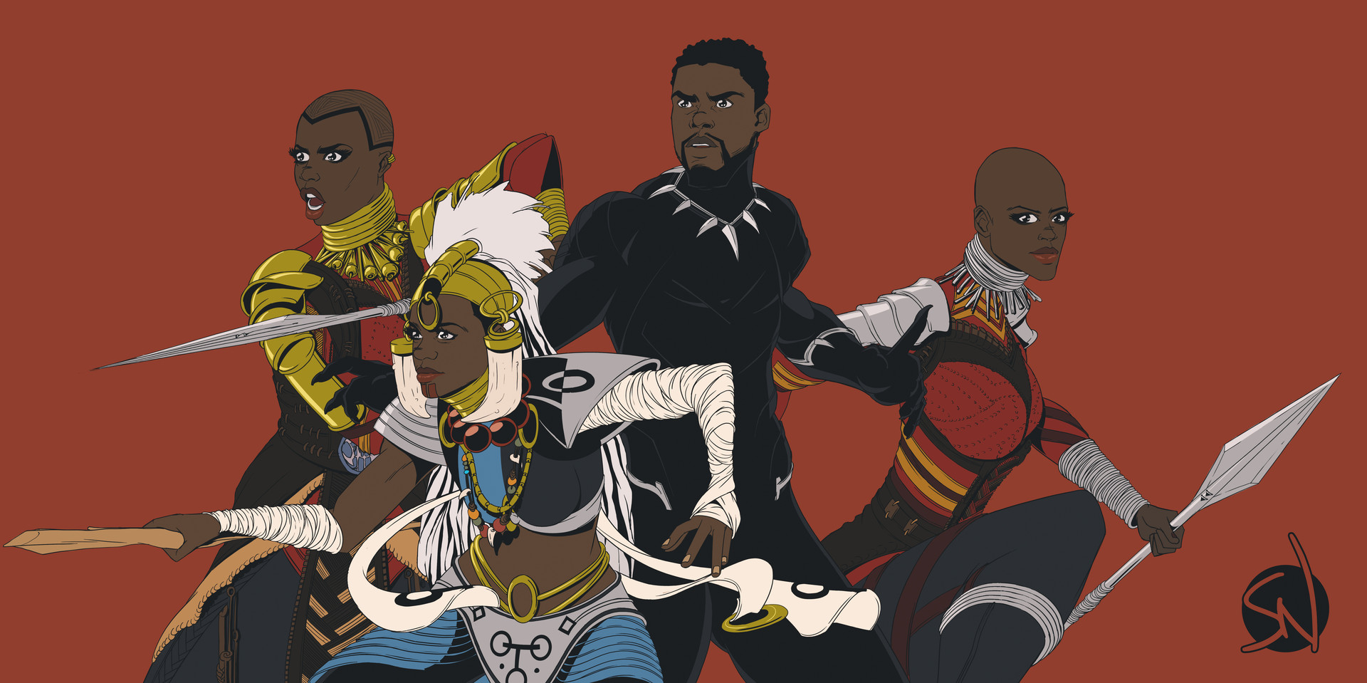 Sonny Nkumeleni - Black Panther Fan Art