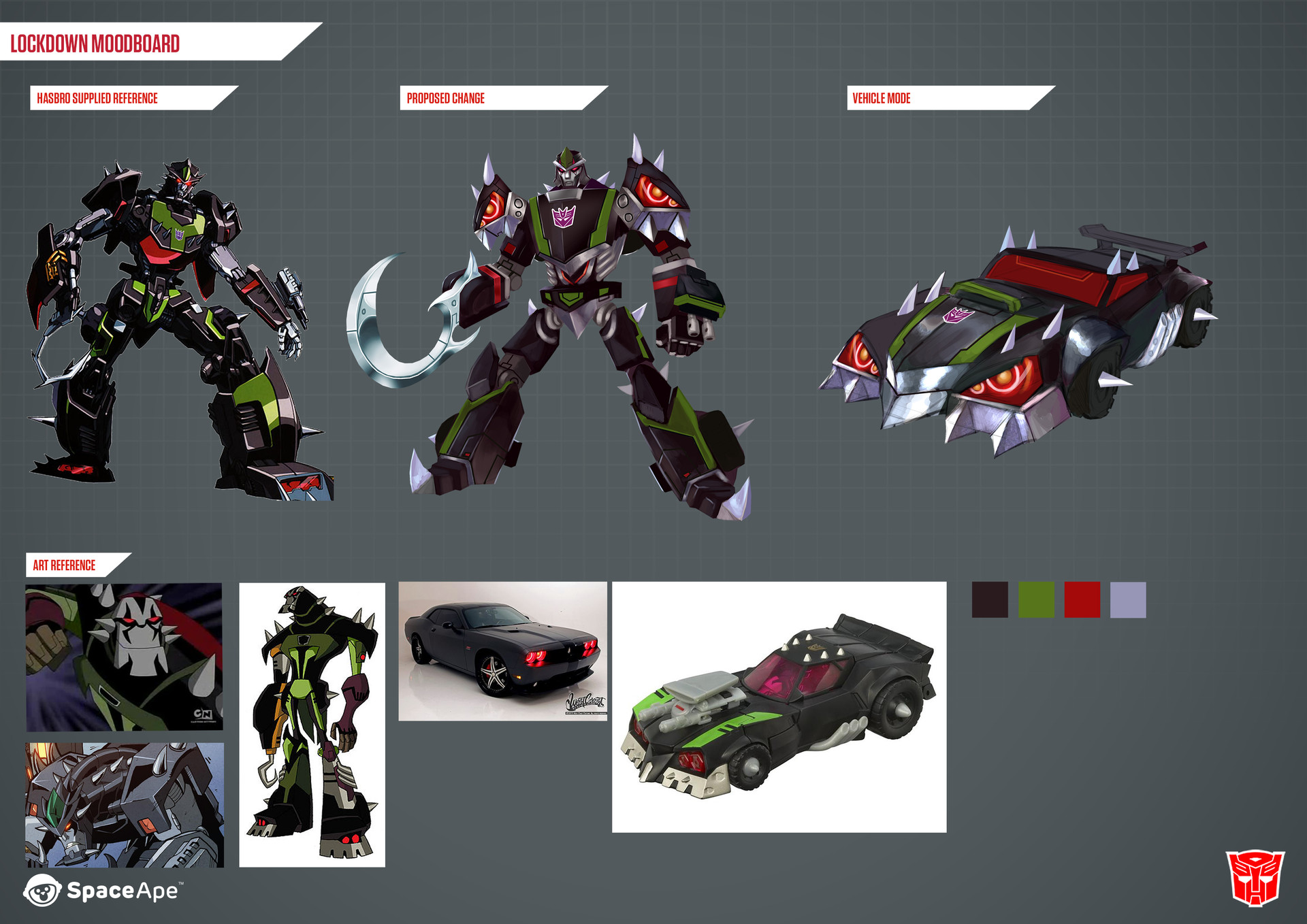 Luke Kendall Transformers Earth Wars Character Concept Art