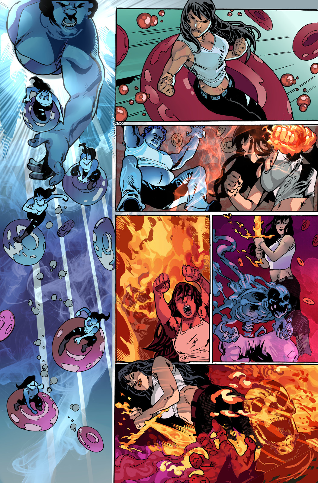 Page 5 (defeating the demon)