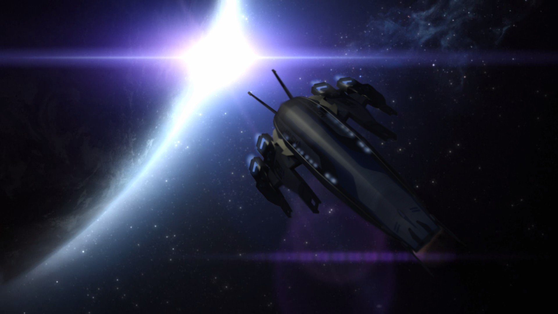 Artstation Normandy Sr2 Mass Effect 3d Model And Composite