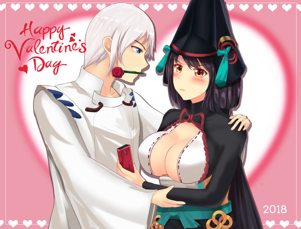 Artstation Valentine S Day With Onmyoji Rush Lady Artstation Valentine S Day With Onmyoji Rush Lady