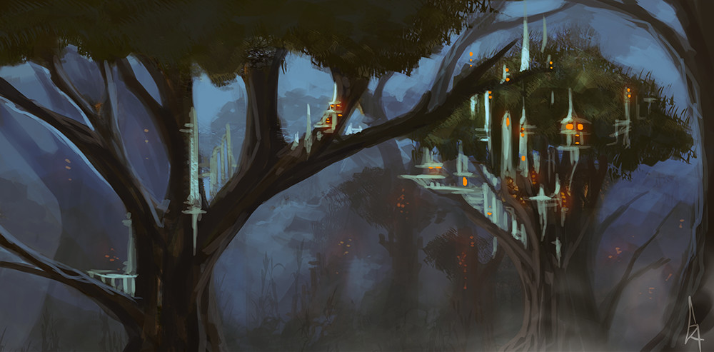 Bonus: Rough wip for the Emerald city
