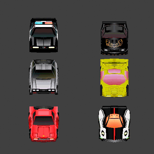 Gene Oreilly 3d Pixel Art Cars