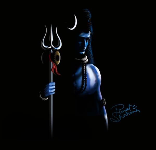 Artstation Lord Shiva Puneet Sharma