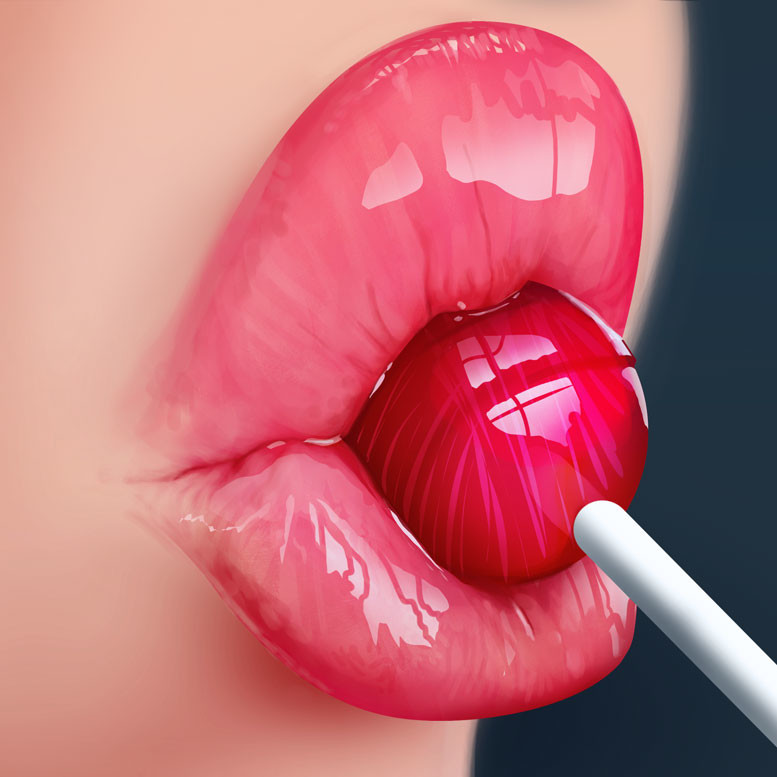 Vladimir Pavlenko Shiny lips