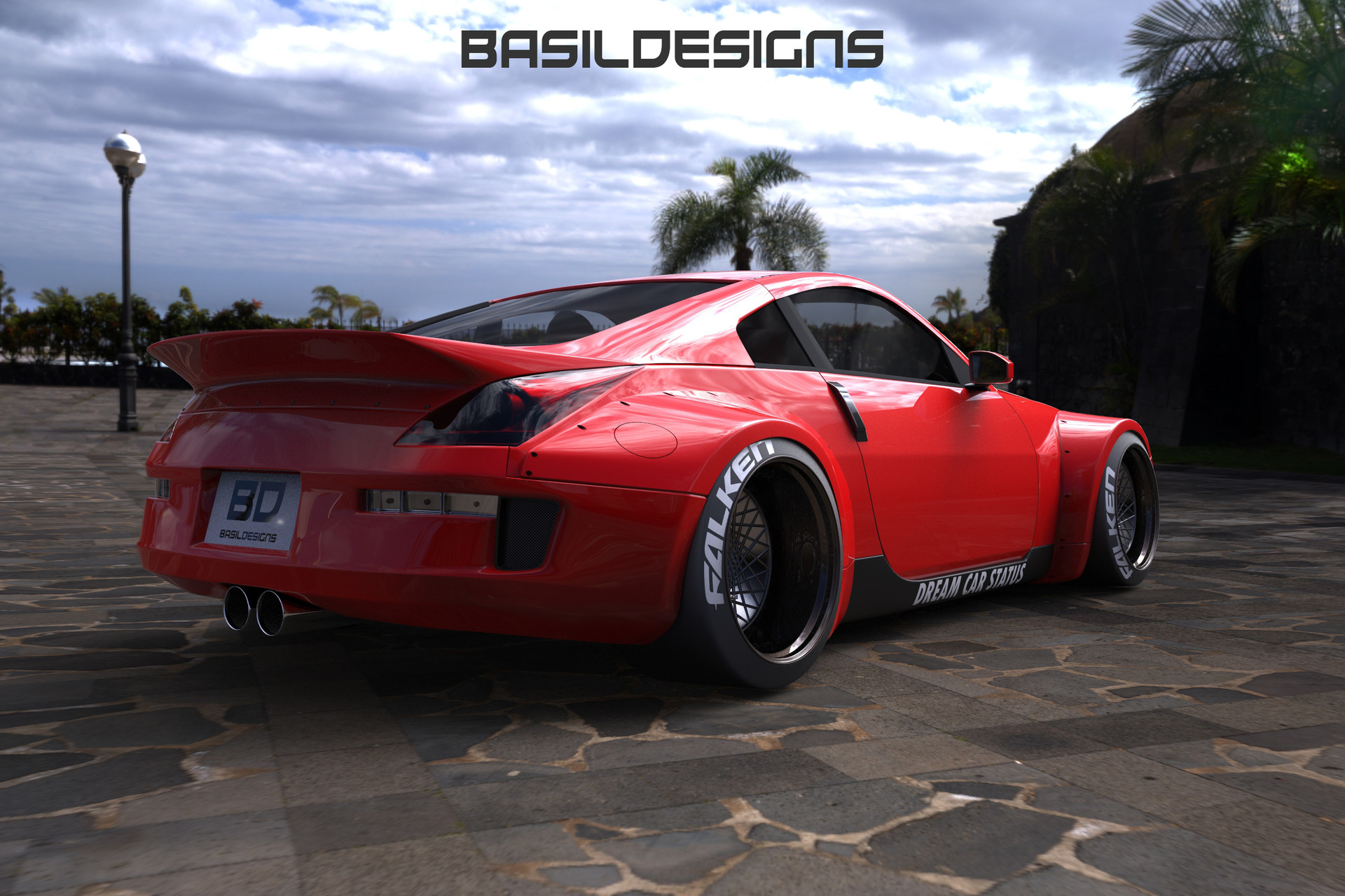 ArtStation - RWB-inspired Nissan 350z