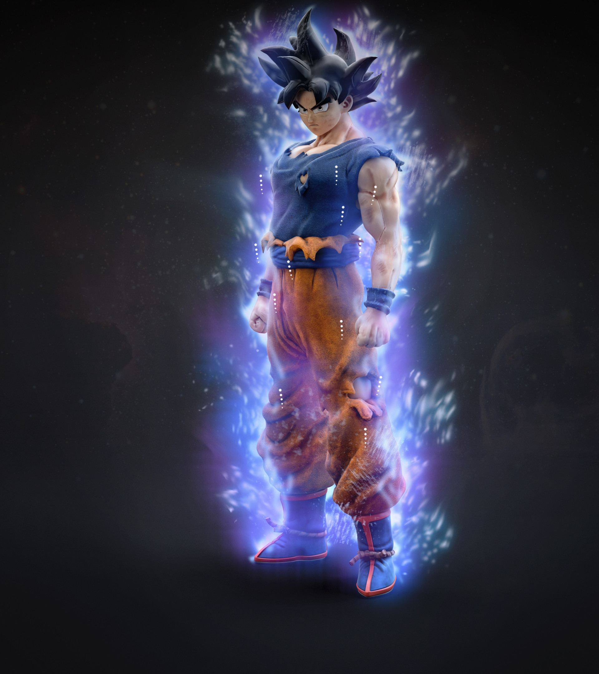 Artstation Son Goku Ultra Instinct Jaime Sullivan
