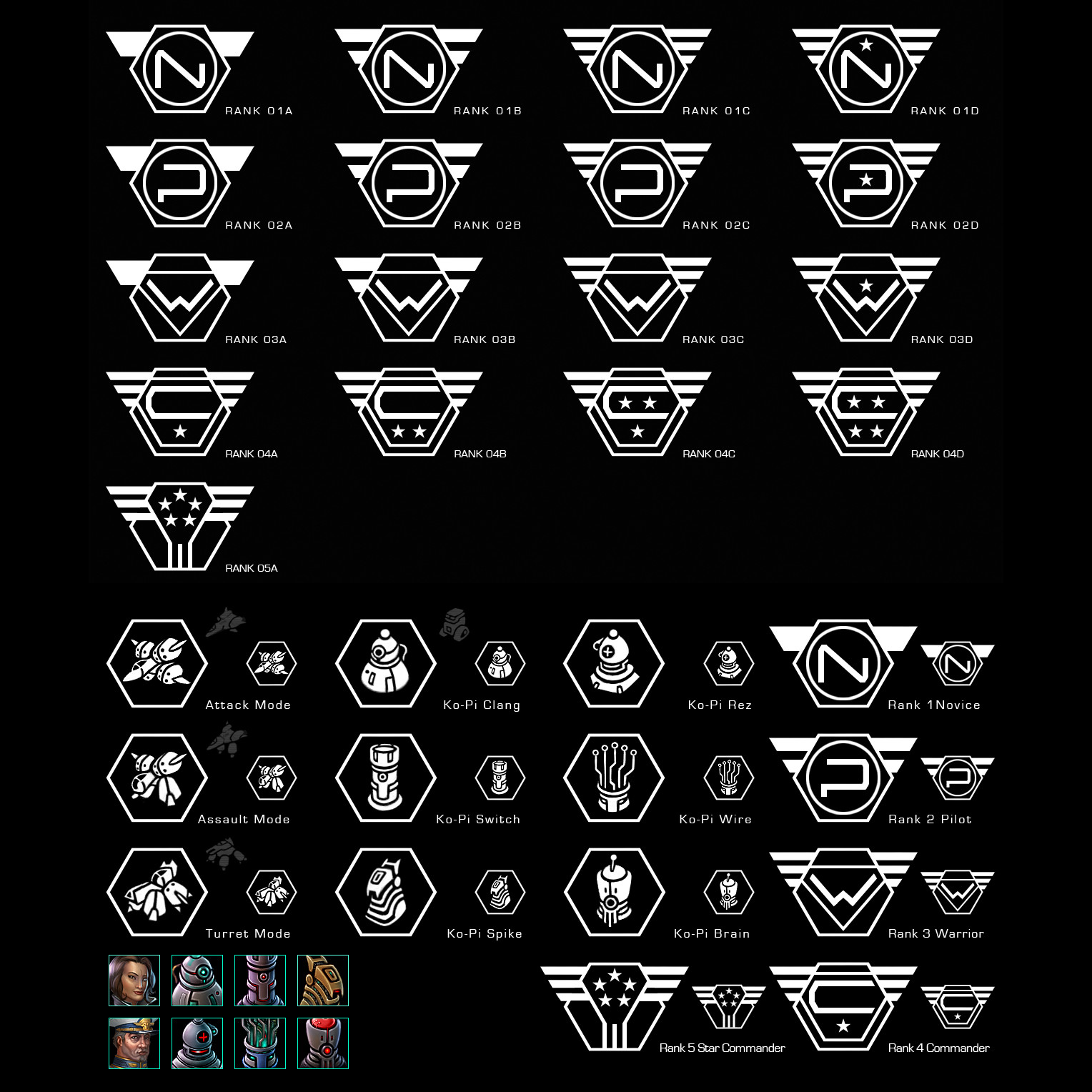 (2011) Star Raiders Badges &amp; Icons 