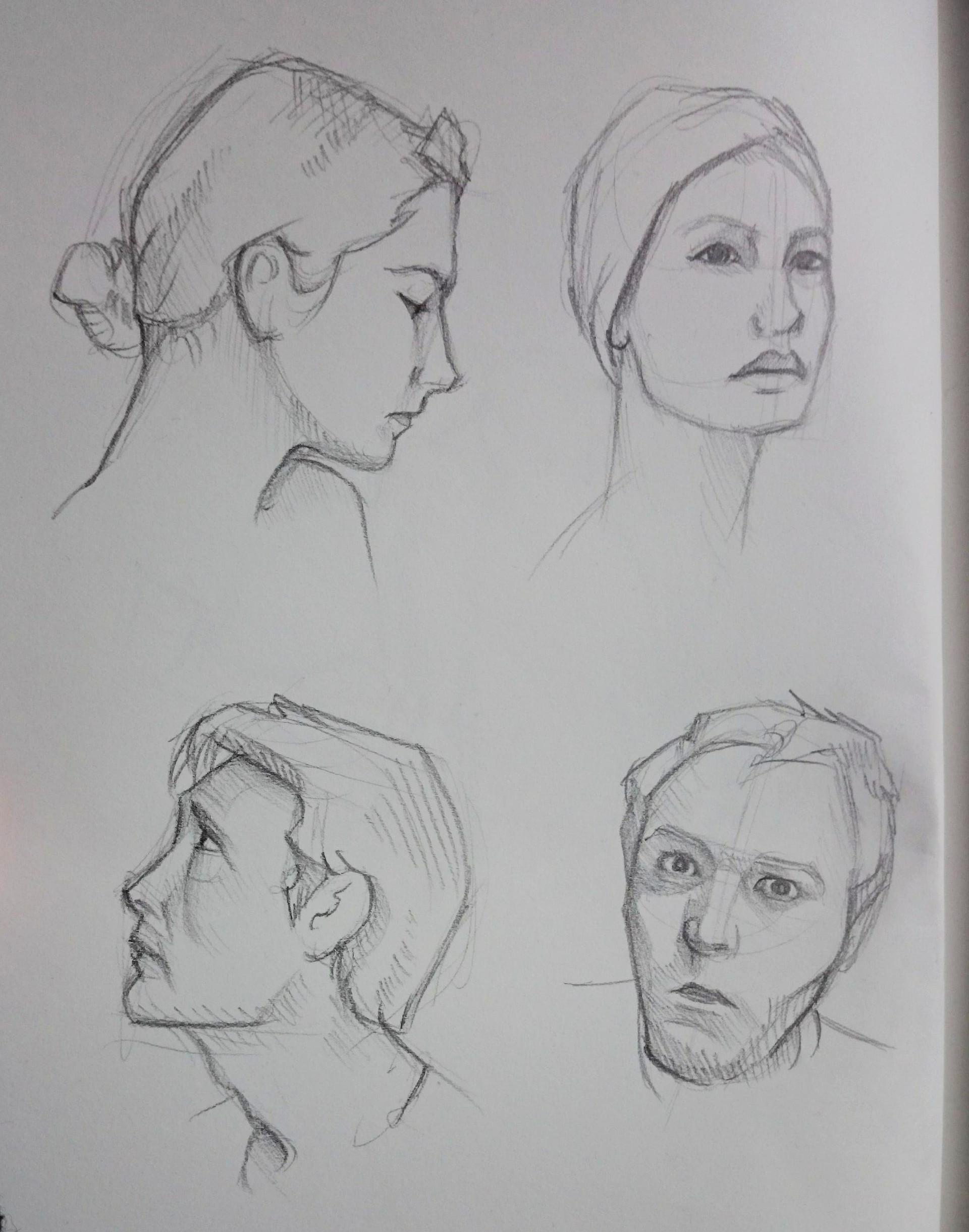 ArtStation - 5min face studies.