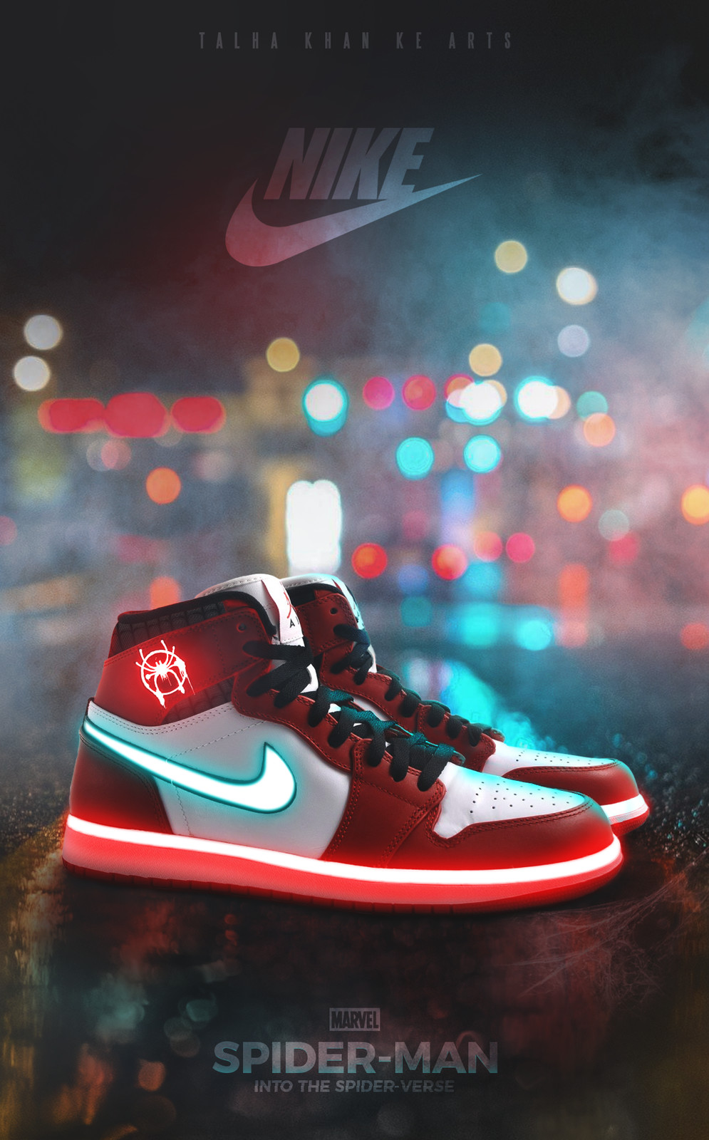 nike shoes spider man into the spider verse