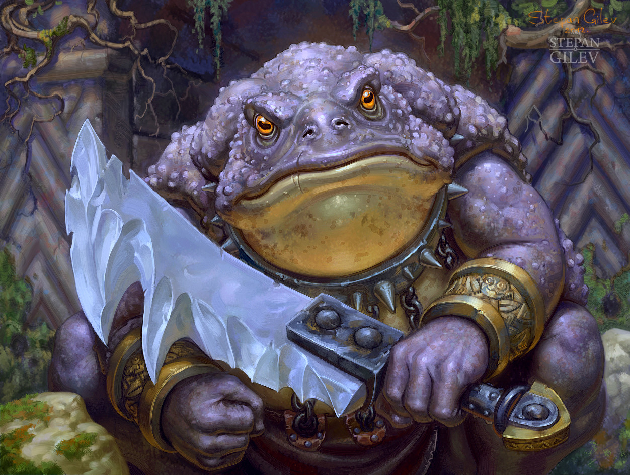 Warrior toad. 