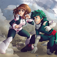 Artstation Deku X Uraraka Boku No Hero Academia Fan Art Rosalba Maggiore