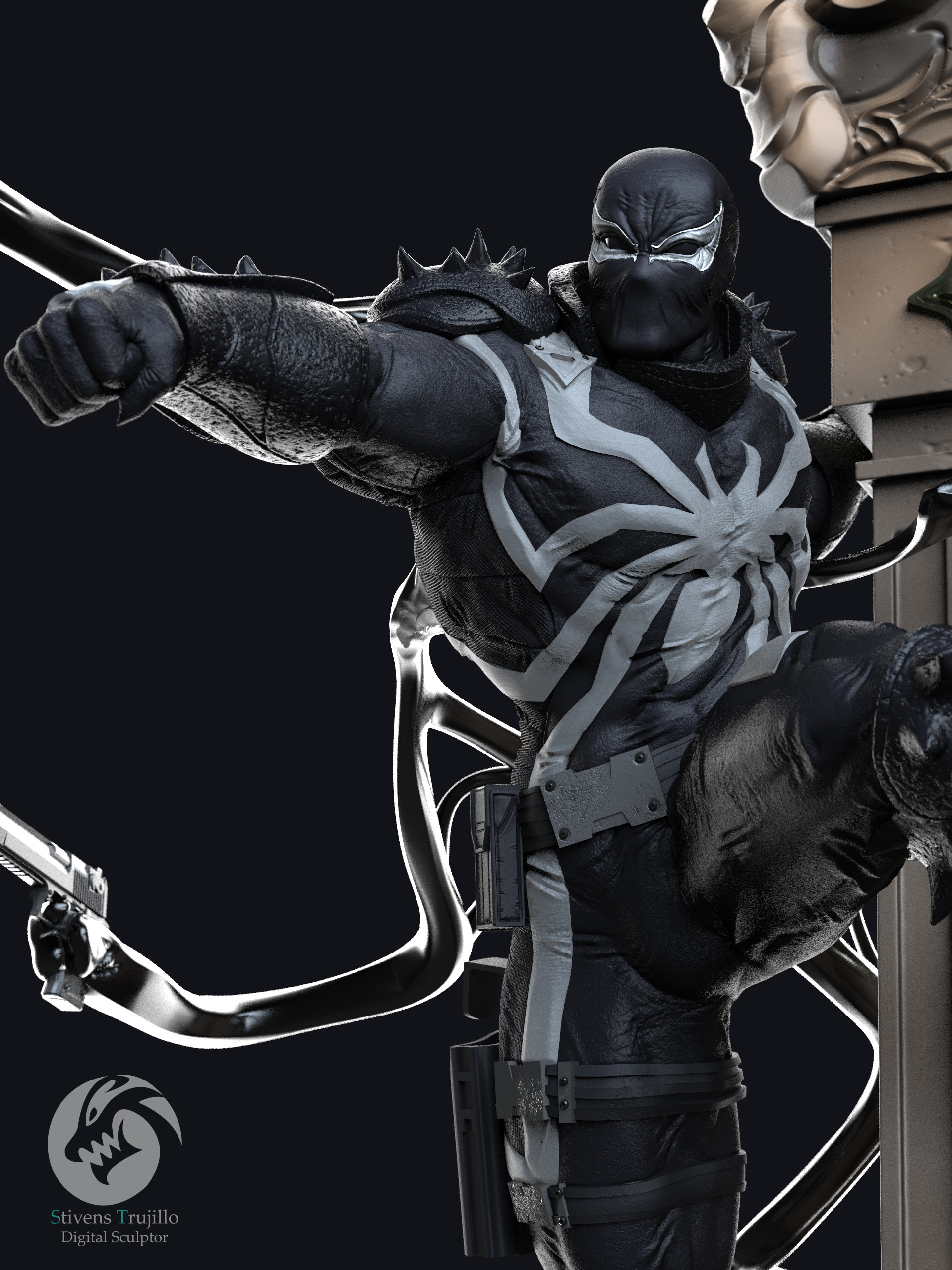 Artstation Agent Venom Stivens Trujillo Sanchez Artstation Agent Venom Stivens Trujillo Sanchez