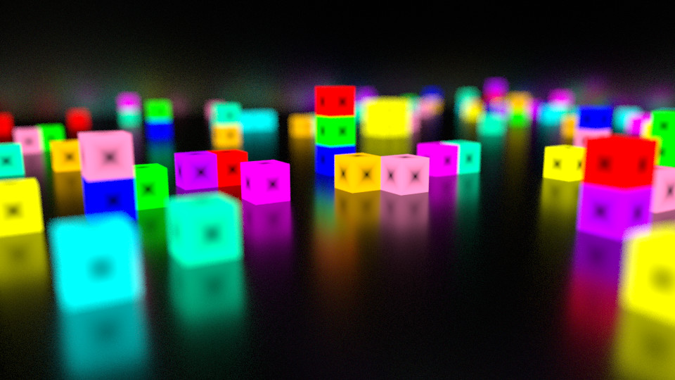 J.G. - Glowing Gradient Cubes