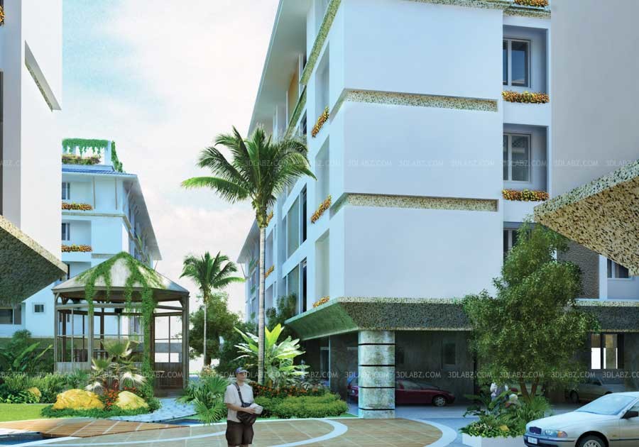Artstation Exterior 3d Views Architectural Still 3d Rendering