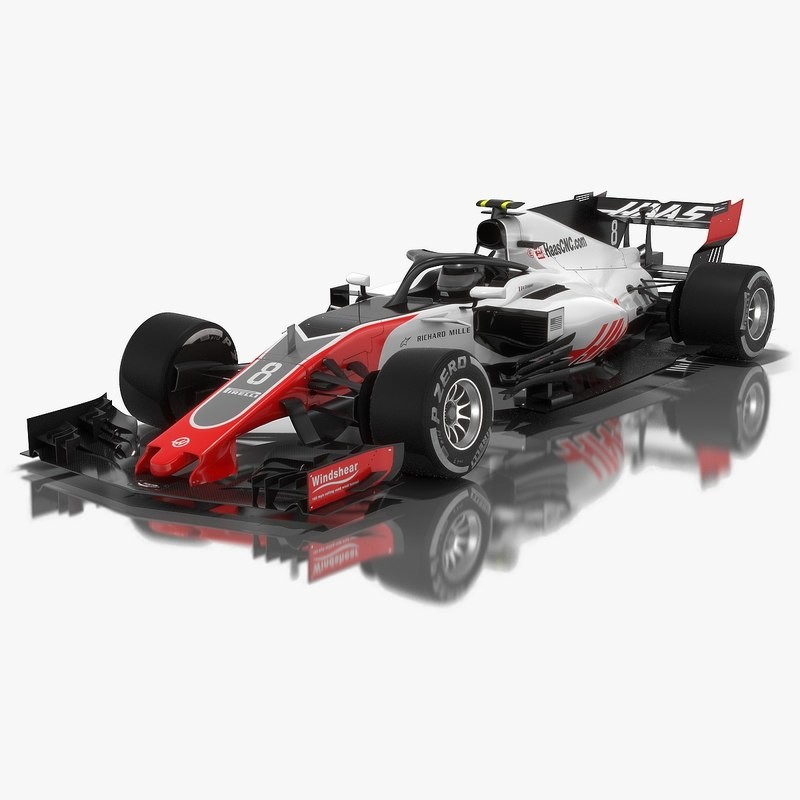ArtStation - Haas VF-18 Formula 1 Car Season 2018 3D model