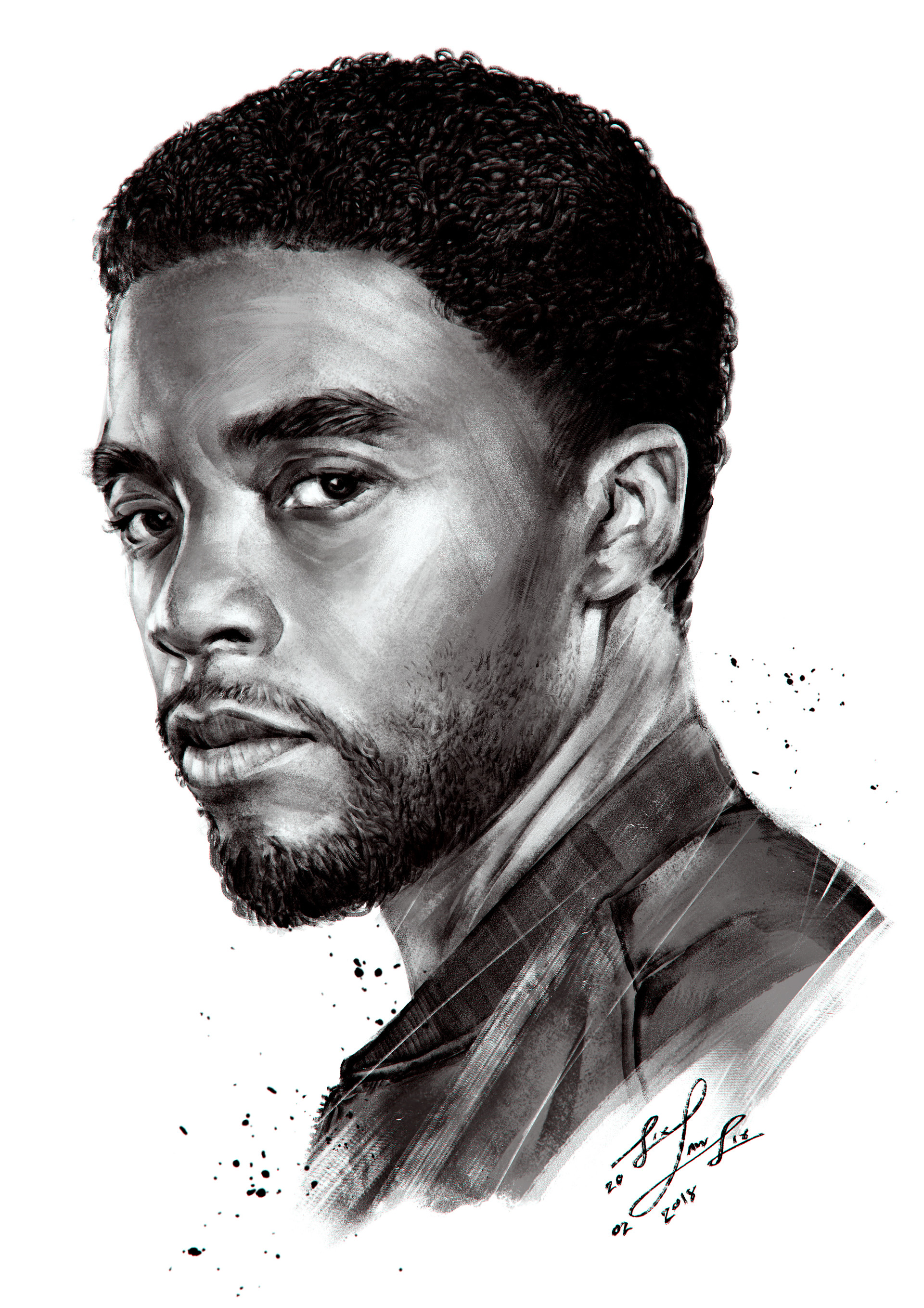 ArtStation Chadwick Aaron Boseman
