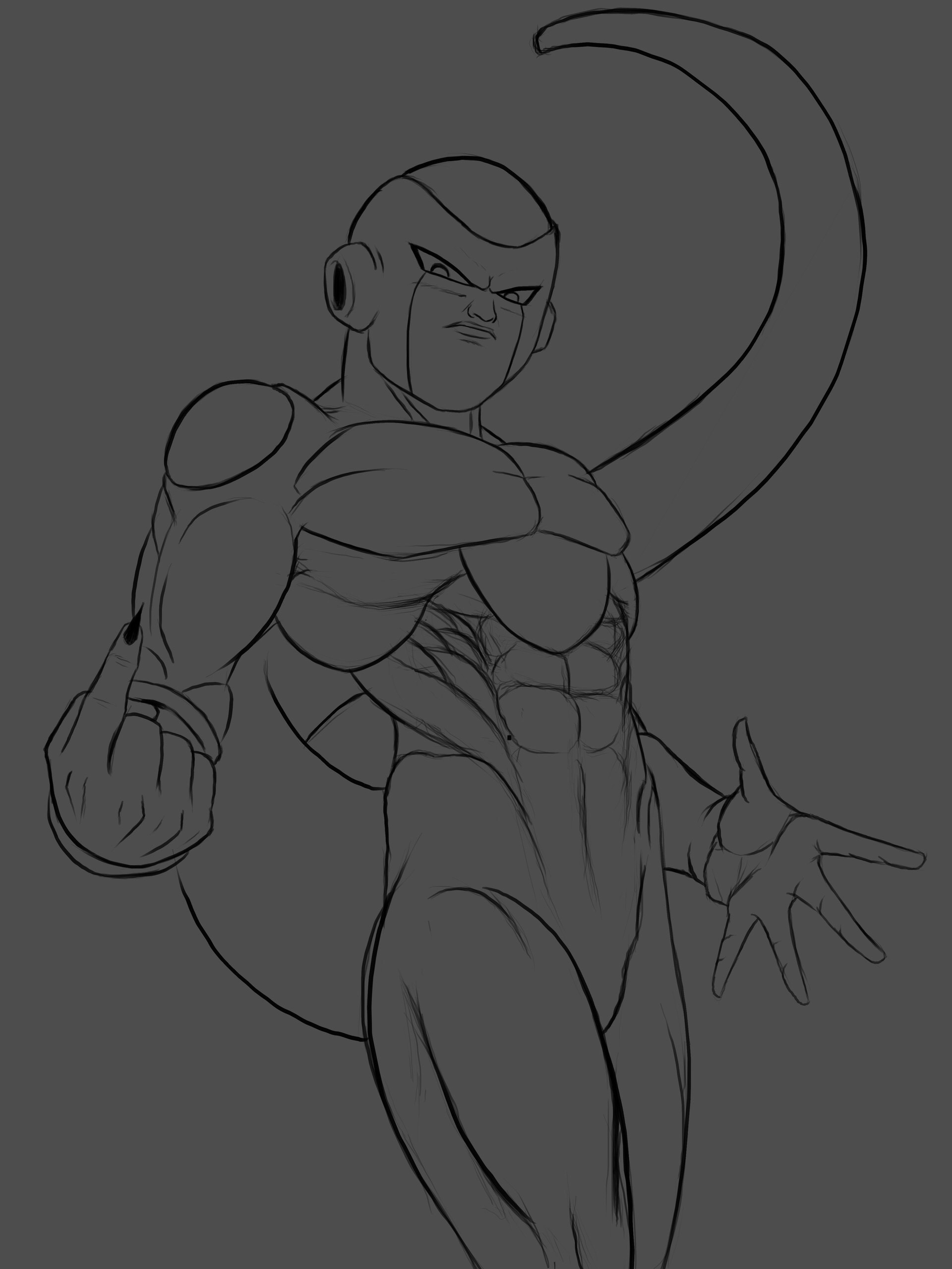 Artstation Dragon Ball Super Frost Luc Chatelain
