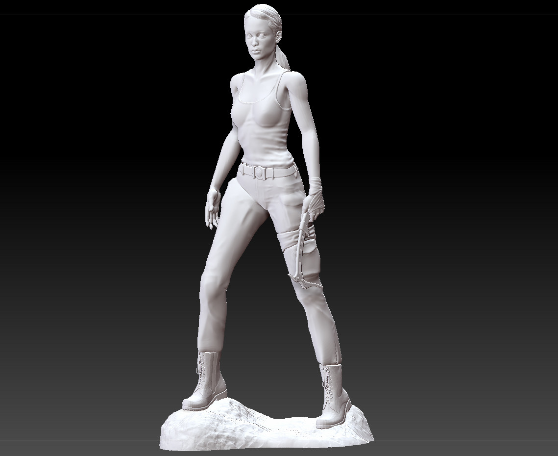 Artstation Tomb Raider 2018 3d Model Alicia Vikander As Lara Croft Ian Malcolm