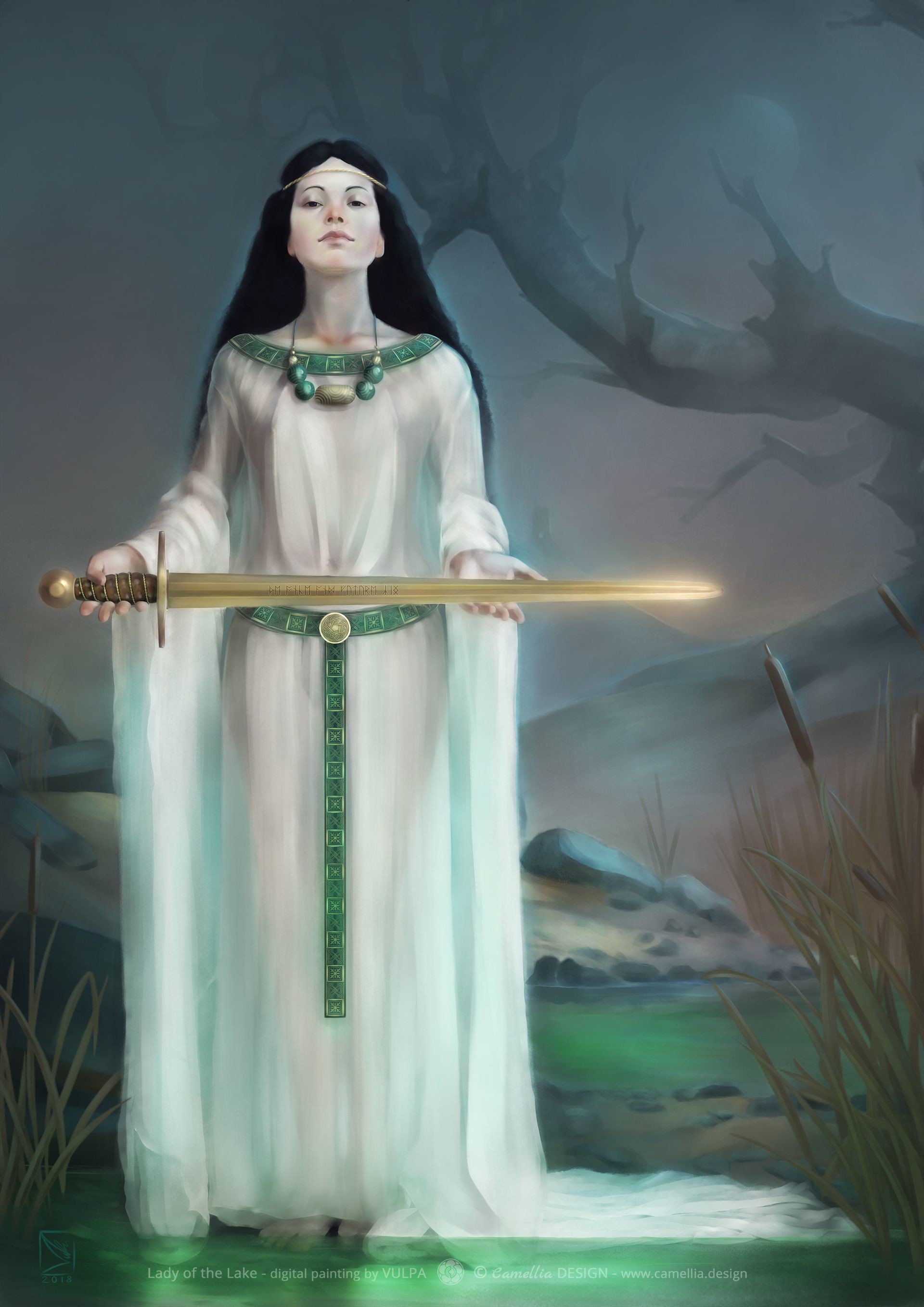 Artstation Lady Of The Lake Vulpa Art
